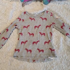 Horse long sleeve tee